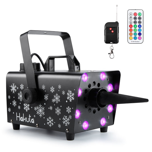 Fog and Snow Machine with LED RGB Lights