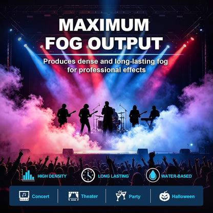 Hakuta High Density Fog Machine Fluid 32oz,Water Based Fog Juice F Safe for Outdoor and Indoor Use, Universal Compatibility With Standard Fog Machines, Medium Density Long-Lasting Fog Effect Visit the HAKUTA Store