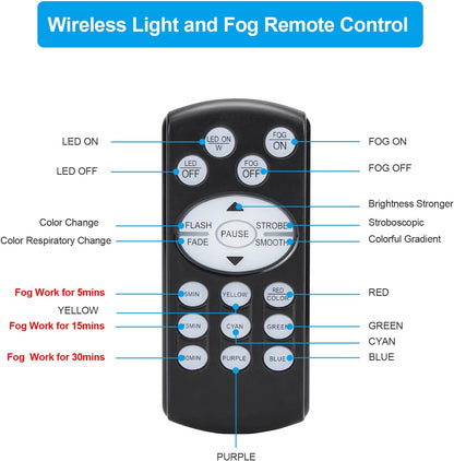 Hakuta Fog Machine with LED Projector Light