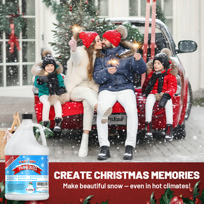 Hakuta Flakes Snow Machine Fluid, Ultra Dry Snow Juice 1 Gallon water based snow liquid
